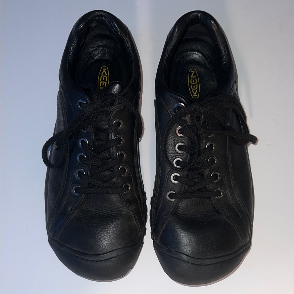 Keen Men's Black‎ Leather Sneakers